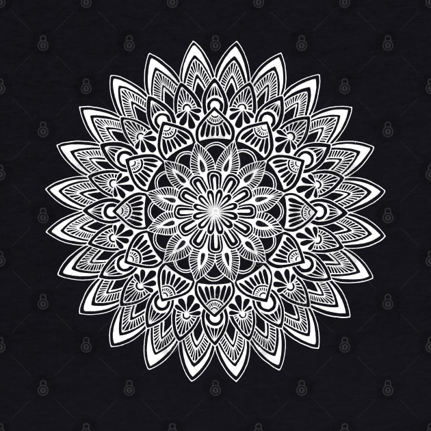 Mandala (white) by calenbundalas